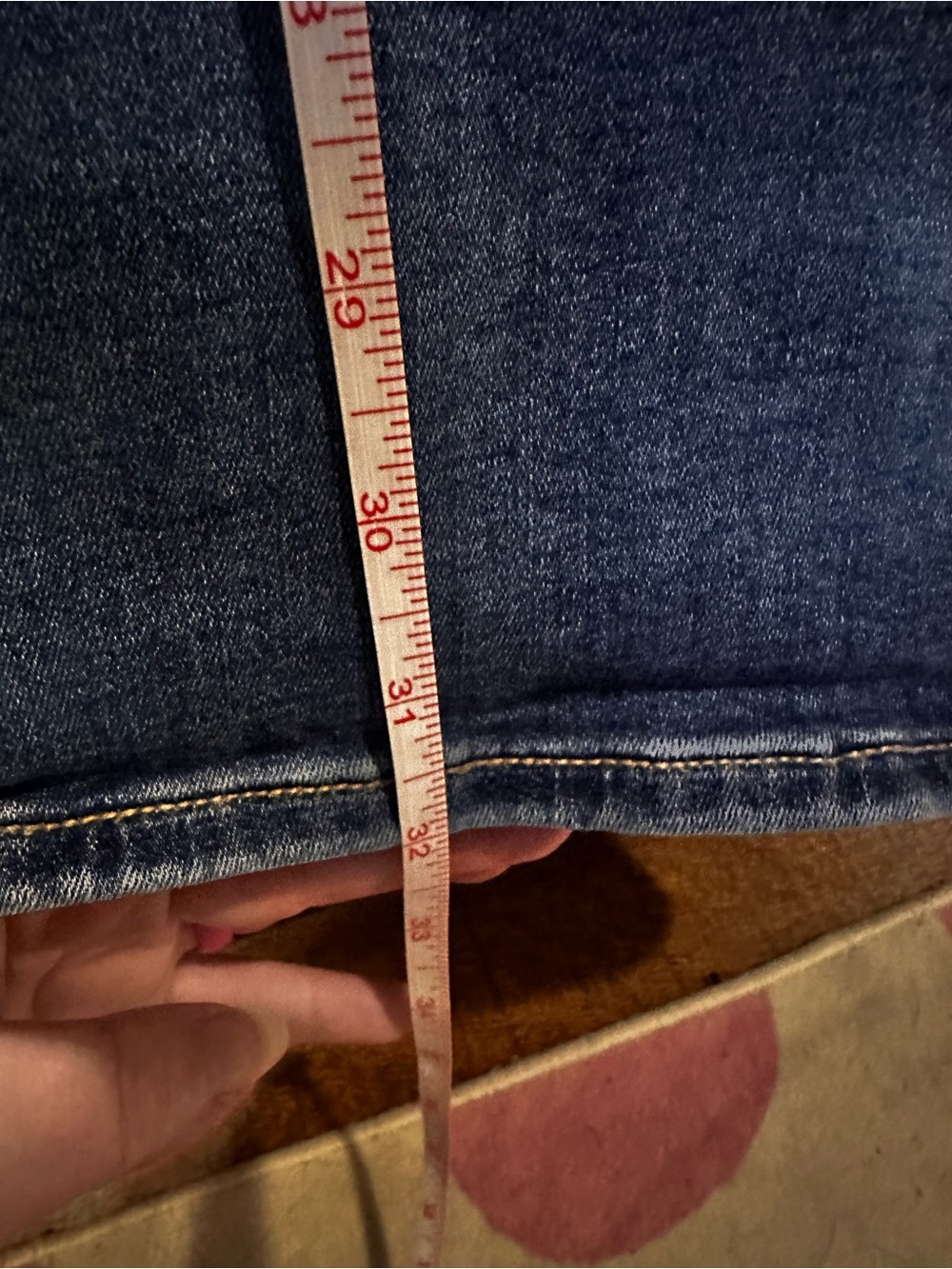 American Eagle Outfitters Women's Wide Leg Jeans - Medium Blue - Picture 7 of 7